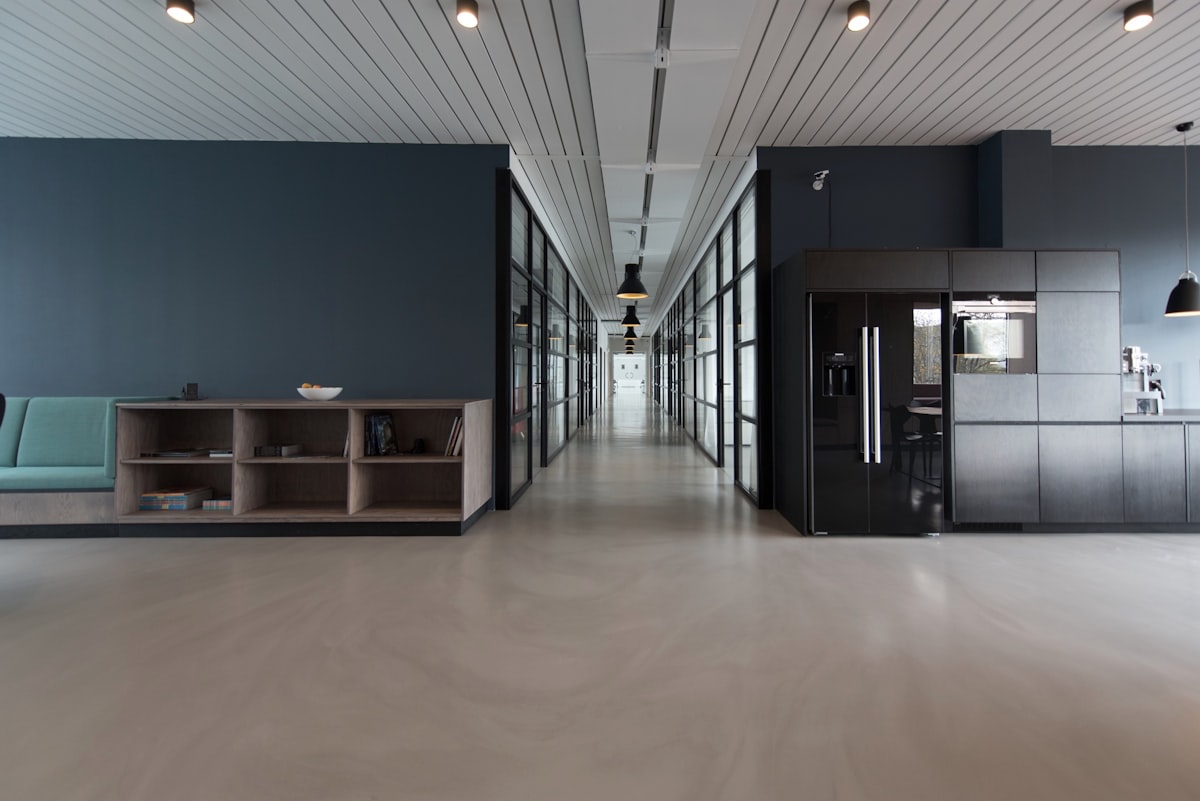 Modern office workspace
